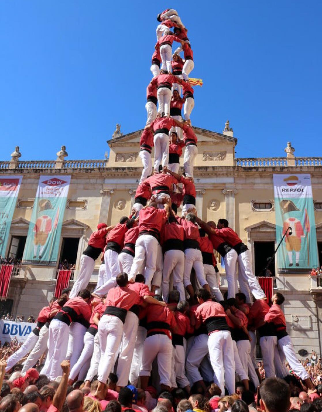 Grans Castells i grans triades del primer Diumenge de Santa Tecla
